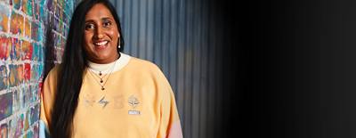 Background image of Aishah Aziz, 23