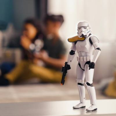 Play Stormtrooper Talking Action Figure, Star Wars - 25.5cm Video