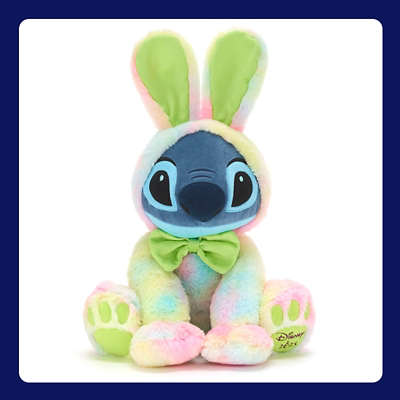 Peluche Stitch de Pâques de taille moyenne, Lilo & Stitch, 45 cm